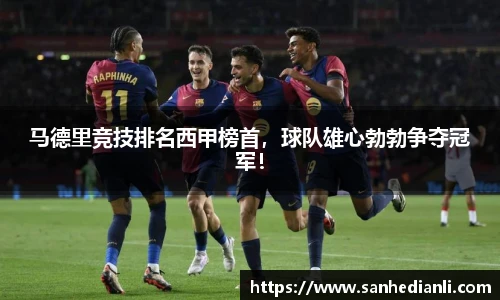 马德里竞技排名西甲榜首，球队雄心勃勃争夺冠军！